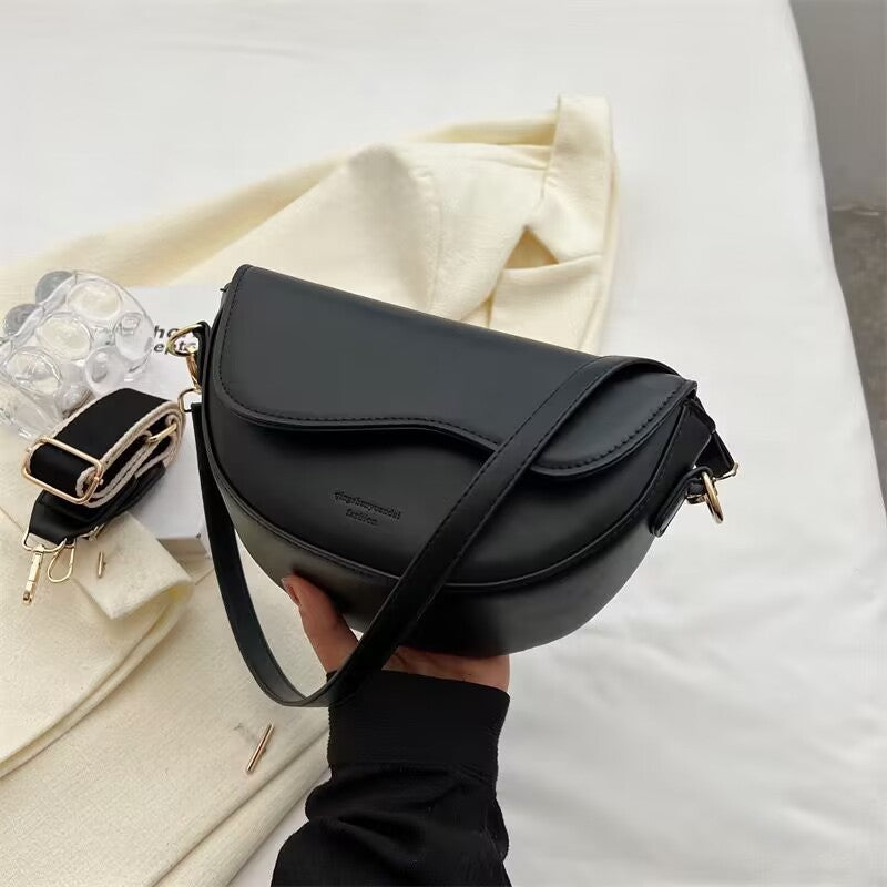 Sac messager à bandoulière rétro tendance pour femme